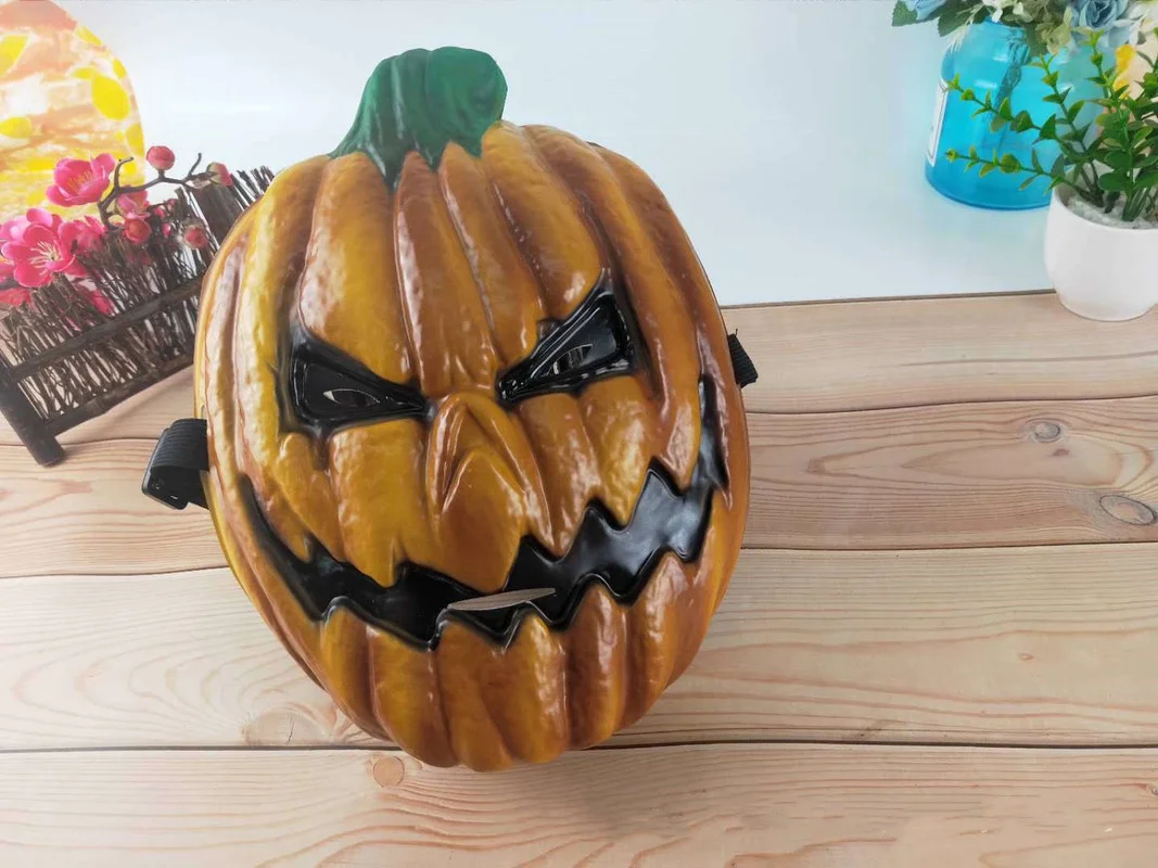 Хэллоуин Тыква голову холодной светильник маска не вредит экологии ПВХ литье