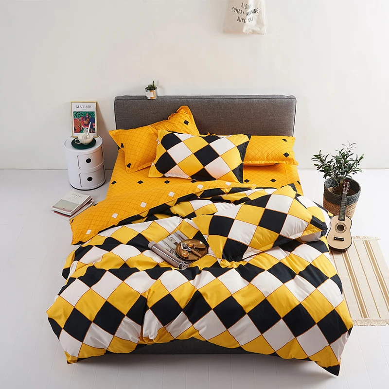 WAZIR роскошный комплект постельного белья дворцового стиля с принтом 3 шт.