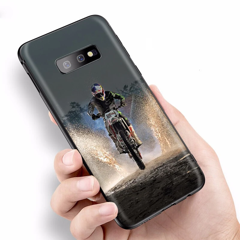 Мягкий силиконовый чехол YIMAOC для мотоциклов кроссовых Samsung Galaxy S6 S7 Edge S8 S9 Plus A3 A5 A6