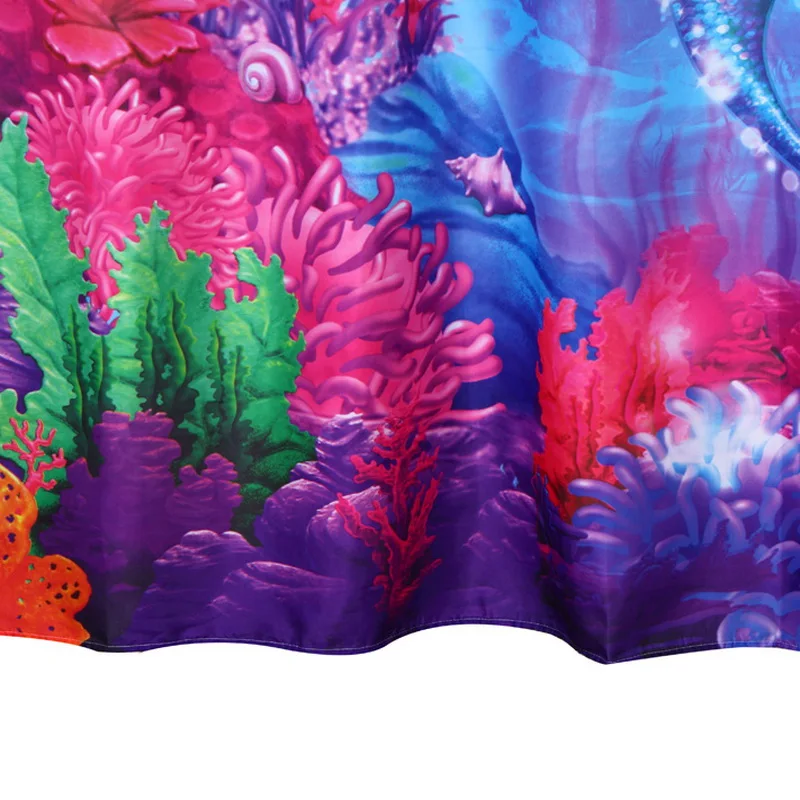 Водонепроницаемая душевая занавеска Happy Tree полиэстер Терилен с изображением