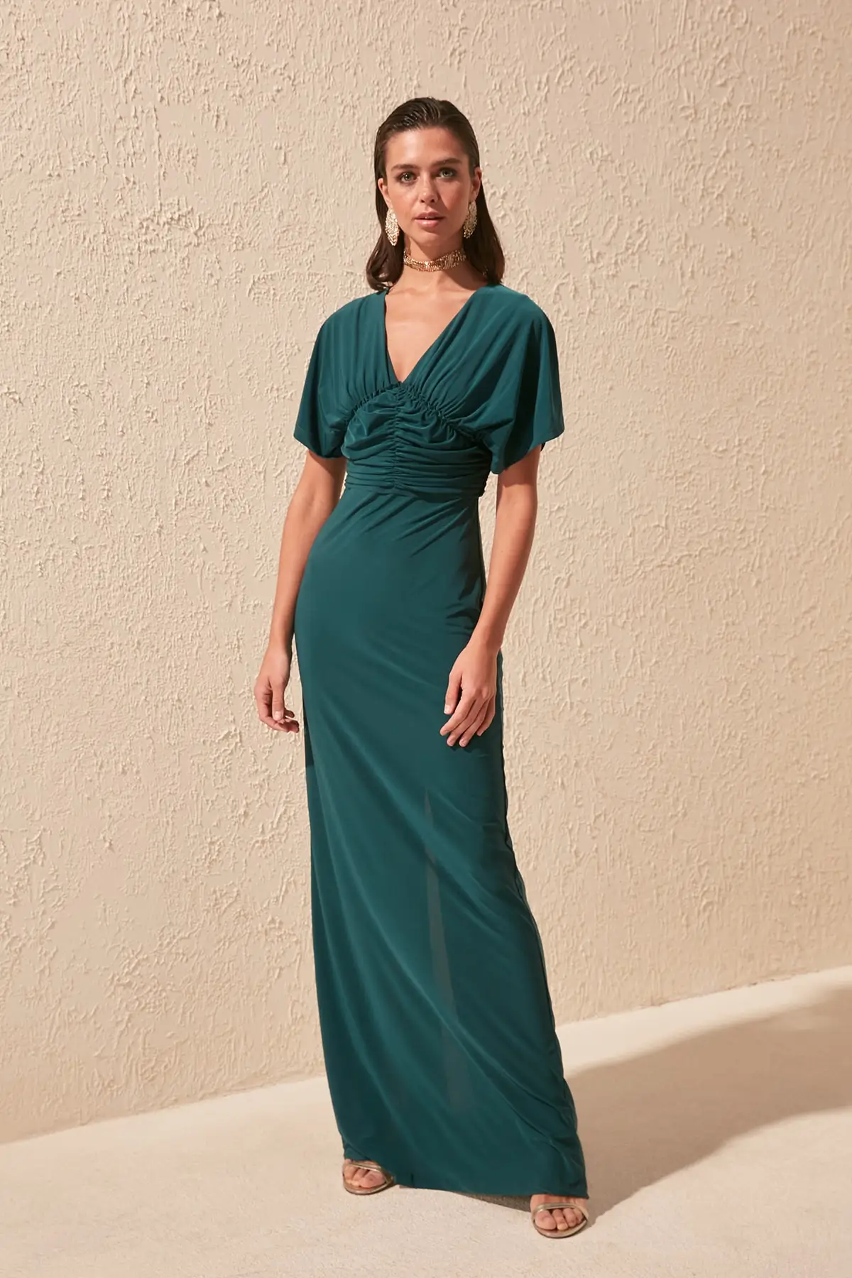 

Trendyol Drape Detail Evening & Prom Gown TPRSS20AE0047