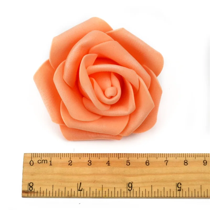 100 шт. декоративные розы из вспененного материала 6 см | Дом и сад