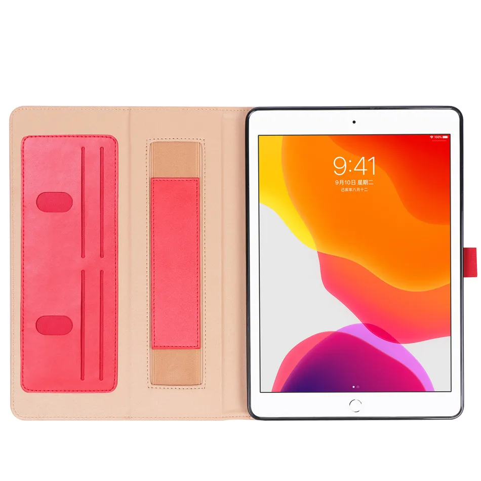 Для iPad 7th 10," Чехол Магнитный умный Мягкий силиконовый чехол для iPad 10,2 чехол Автоматический Режим сна/пробуждения+ защита экрана+ ручка