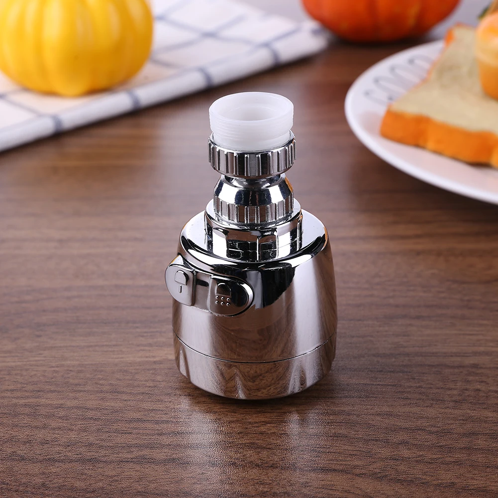

360 Rotatable Bent Water Saving Tap Aerator Diffuser Faucet Nozzle Filter Water Swivel Head Kitchen Faucet Adapter