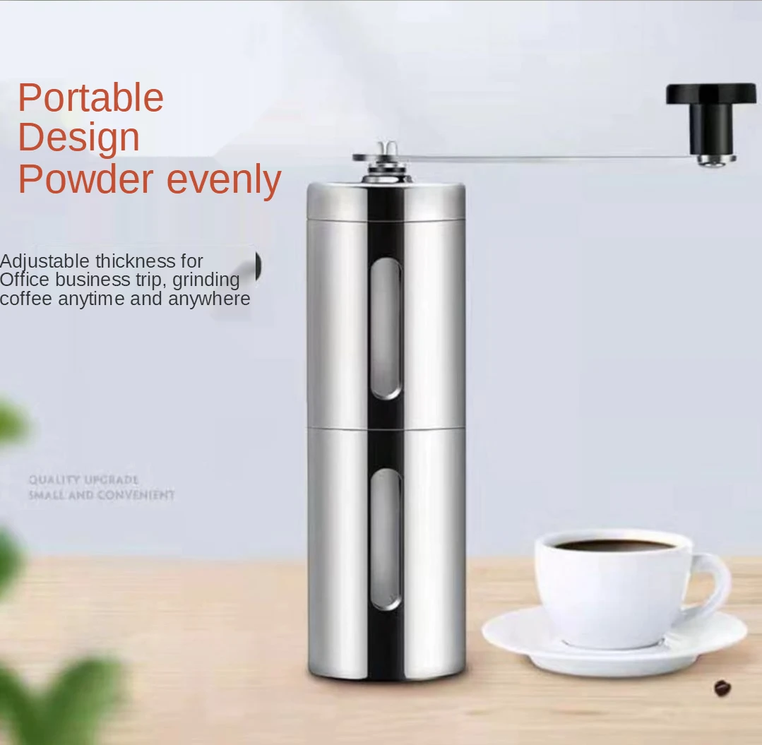 Online Macinacaffè Argento Mini Macinacaffè Manuale In Acciaio Inossidabile Fatto A Mano Macinacaffè Macinacaffè Macinacaffè