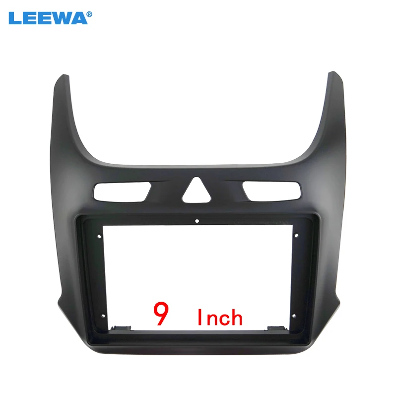 

LEEWA Car 2Din Audio Face Plate Fascia Frame For Chevrolet Cobalt 2016+ 9" Big Screen Radio Stereo Panel Dash Mount Refitting