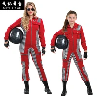 girls women car go kart racing suit gloves halloween cosplay costume rally off road clothing red cool motorcycle suits