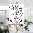 Прямая поставка, свадебные украшения, настенные художественные наклейки с именем на заказ, настенные наклейки, ПВХ материал для детской комнаты, виниловые наклейки