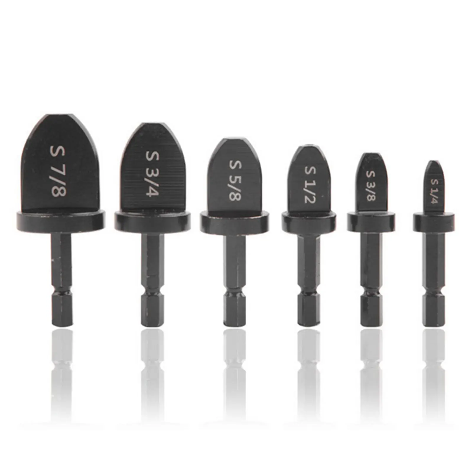 

6Pcs Tube Expanders Air Conditioner Copper Tube Expander Swaging Tool Drill Bit Flaring Tool