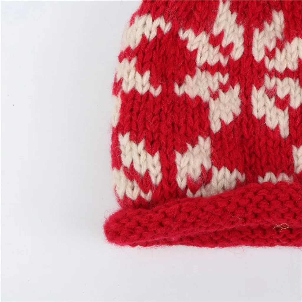 Детский костюм для детей малышей зимняя принт ухи заслонки шапочка маленьких