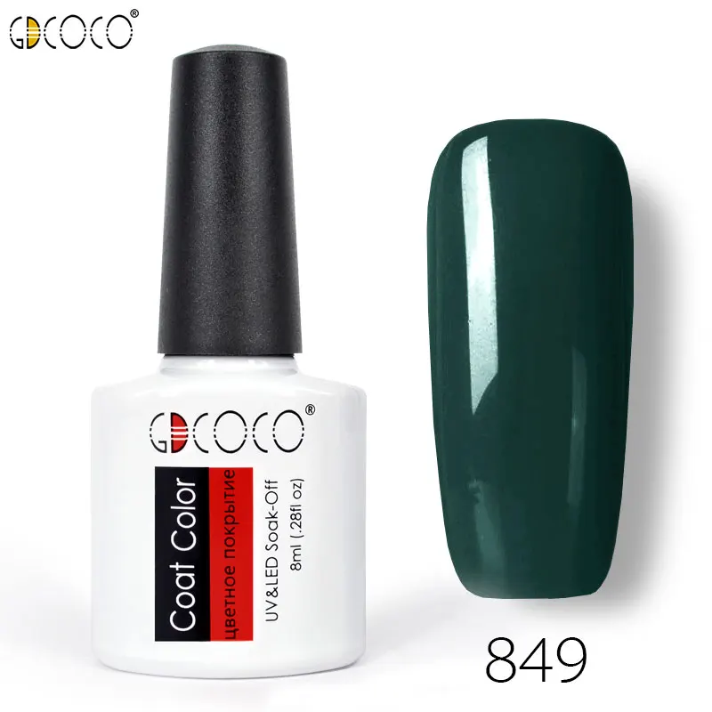 GDCOCO Гель-лак 8 мл 50 цветов УФ-гель для маникюра Сделай Сам дизайн ногтей Venalisa Гель-лак дизайн лак замачиваемый Светодиодный УФ-гель для ногтей - Цвет: 849