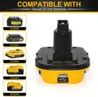 Адаптер для аккумулятора 20 в DCA1820, преобразователь Dewalt 18 в, литиевая батарея 20 в для DC9096, DE9098, DE9096 с USB