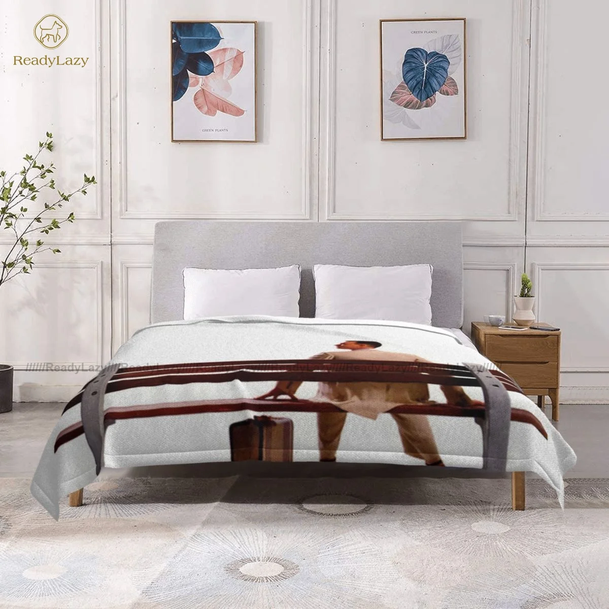 

Forrest Gump Blanket All Weather Soft Blanket Fashion Funny Sherpa Fleece Bedspread