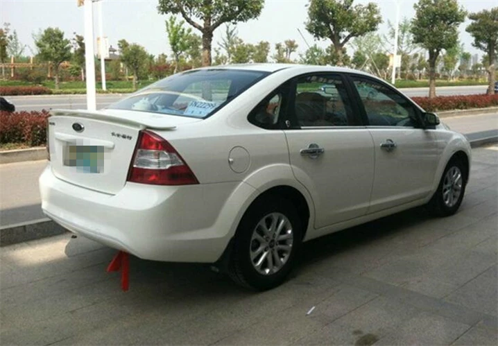 Спойлер заднего крыла для Ford Focus sedan DJK 2006-2011 из АБС-пластика цветной спойлер