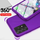 Чехол для Samsung Galaxy A12, A32, A42, A52, A72, A11, A21S, A31, A41, A51, A71, A10, A20, A30, A30S, A50, A70, жесткий, полная защита, 360