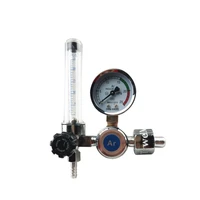 argon regulator 0 25 mpa pressure guage argon co2 helium nitrogen flowmeter g58 inlet mig tig welding regulator