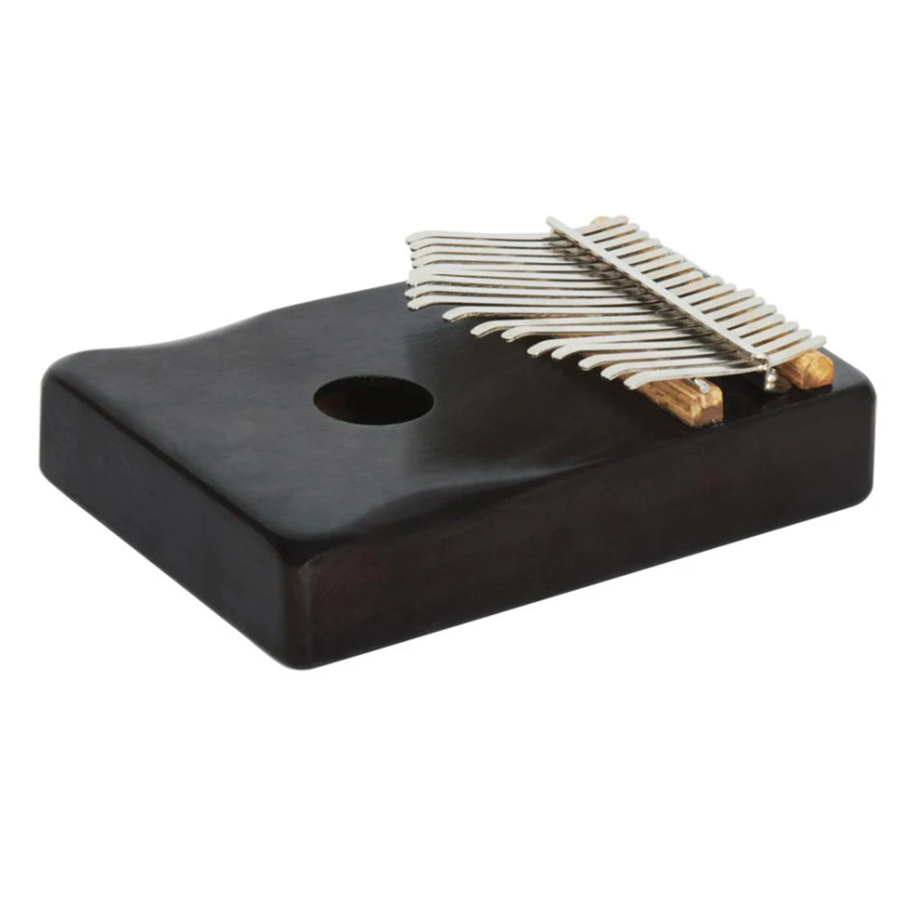 

Finest Mahogany Kalimba Mbira Lamellaphone Idiophone Instrument, 17 Keys