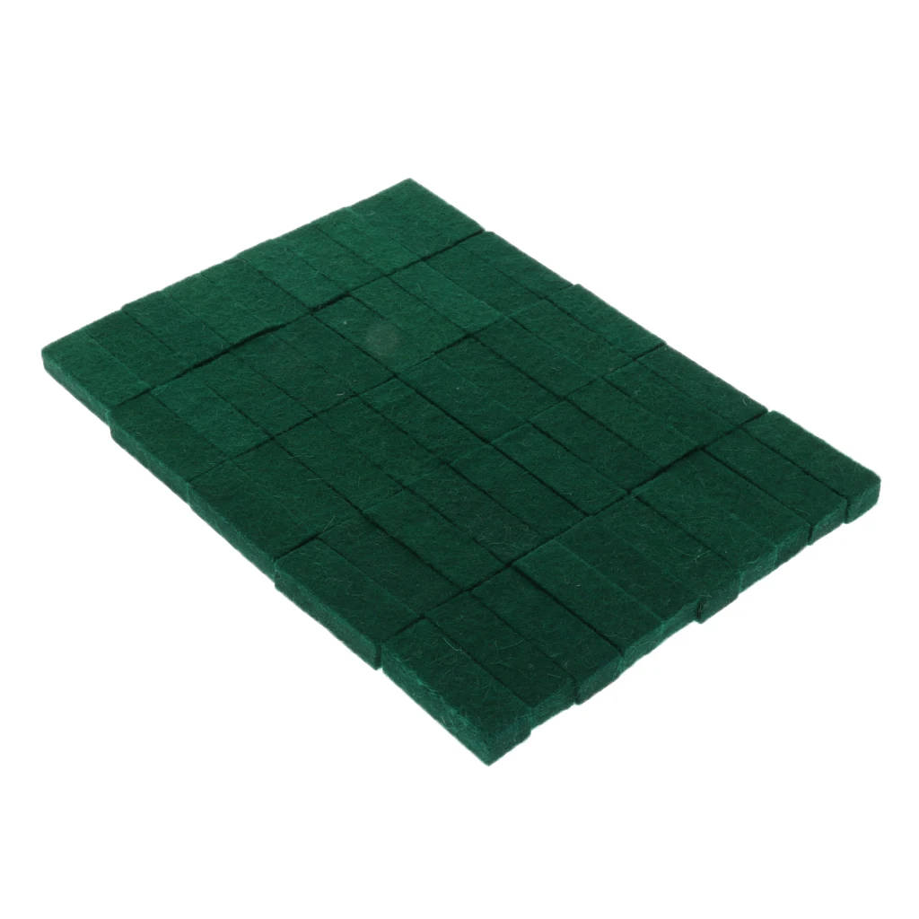 

50 Pcs Vertical Cushions Felt Set Frame for Piano Spare Parts