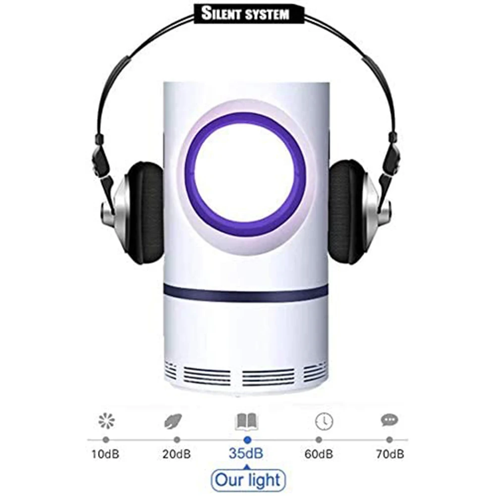 Электрическая ловушка для насекомых лампа против комаров и домашняя приманка