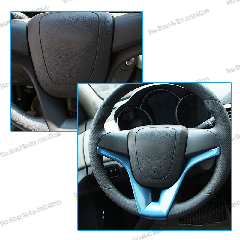 Автомобильная панель на руль Lsrtw2017 из АБС-пластика с логотипом для Chevrolet Cruze 2009 2010