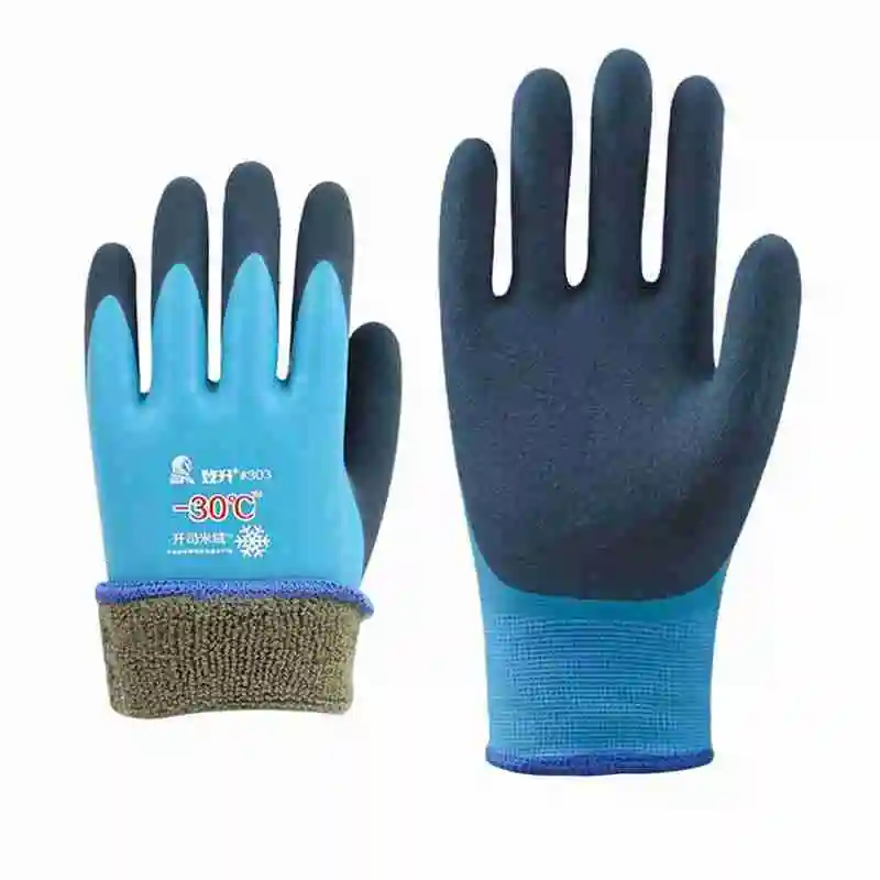 Work Gloves Keep Warm Cold-resistant Waterproof Non-slip Pu Coated Anti-static | Спорт и развлечения