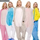 Комбинезон-кигуруми в виде животных, пижама-комбинезон с единорогом для взрослых, для мужчин и женщин