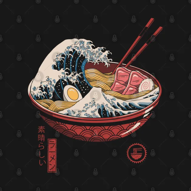 

The Great Ramen Wave of Kanagawa Women's T-Shirt
