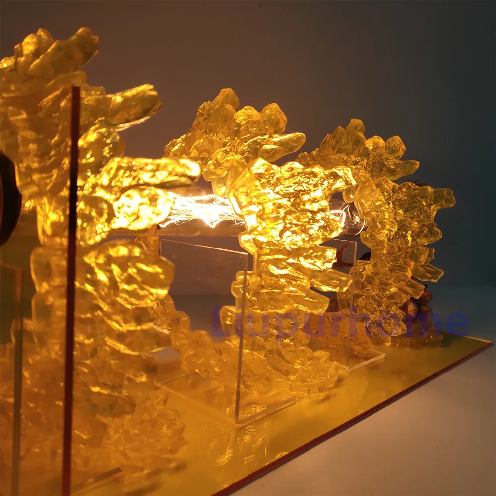 

Anime DBZ Table Night Lights Vegeta Effect DIY Led Action Scene Anime Figures Lampara PVC Model Lamp Luminaries DBZ Light