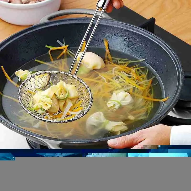 

Steel Wire Fine Mesh Sieve Oil Strainer Flour Baking Tools High Kitchen Sifter Quality Accessories Colander M0Y2