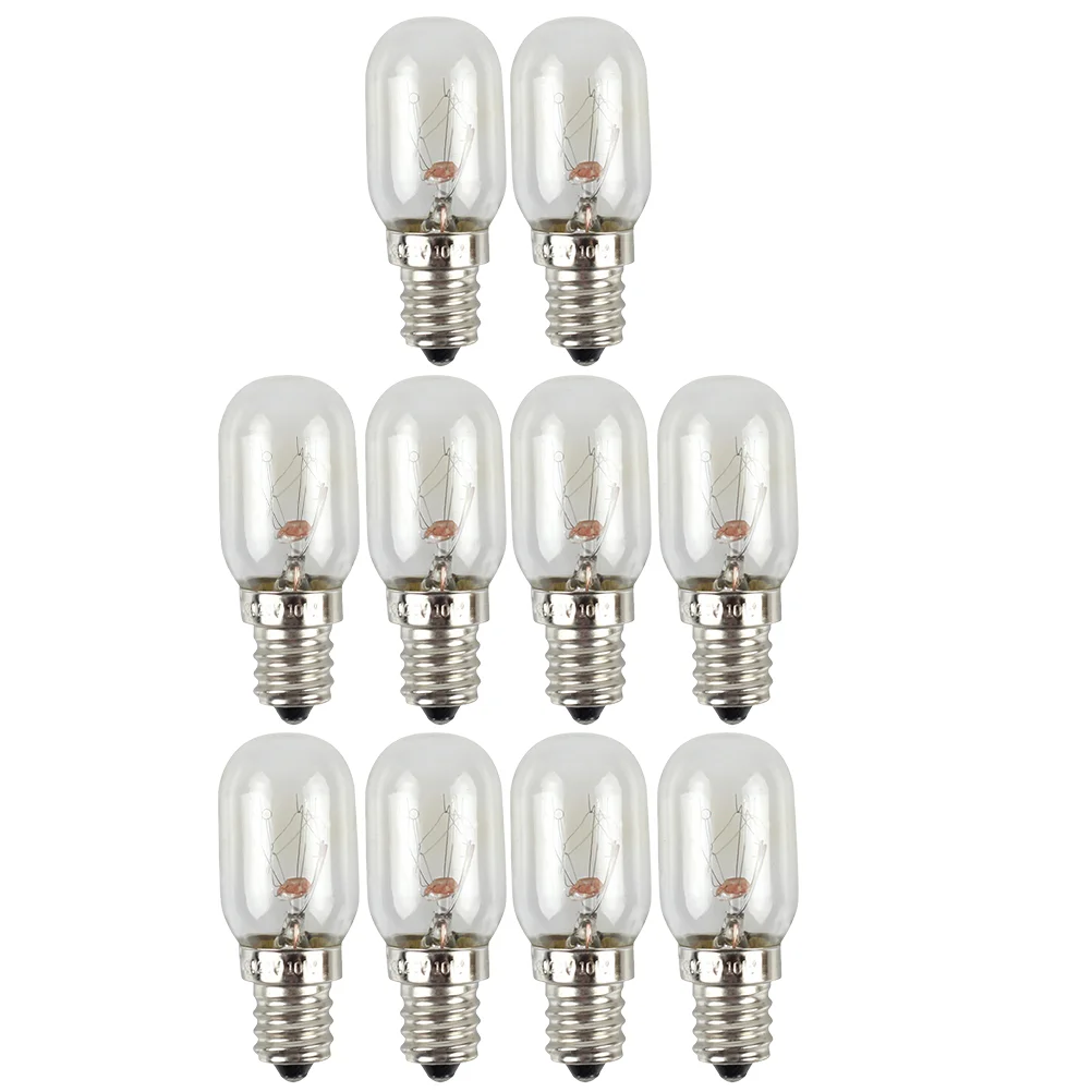

10PCS E12S Refrigerator Bulb 10W Replacement Lamp for Freezer Fridge Night Light