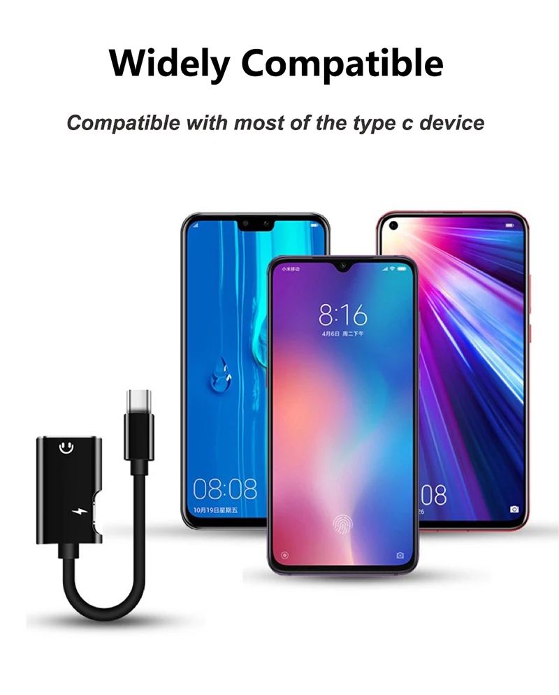 Кабель-Разветвитель для наушников USB Type-C на разъем 3 5 мм | Электроника