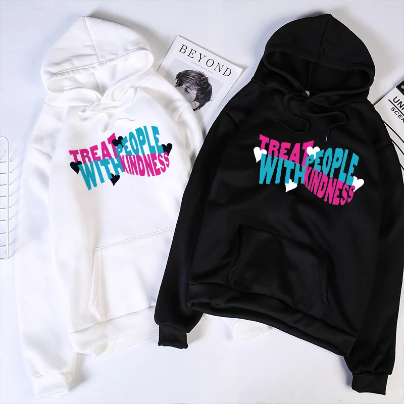 Осенняя Новая модная толстовка с капюшоном в стиле Гарри Харадзюку Свободная