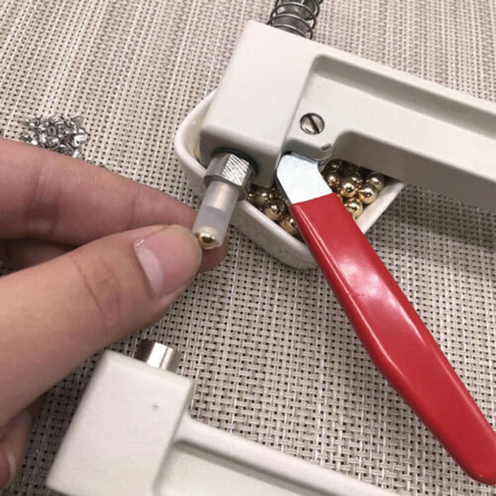 Ручной жемчуг прикрепить машина бусины фиксации Прессер DIY Инструменты для тиснения одежды Ювелирные изделия ремесло инструмент