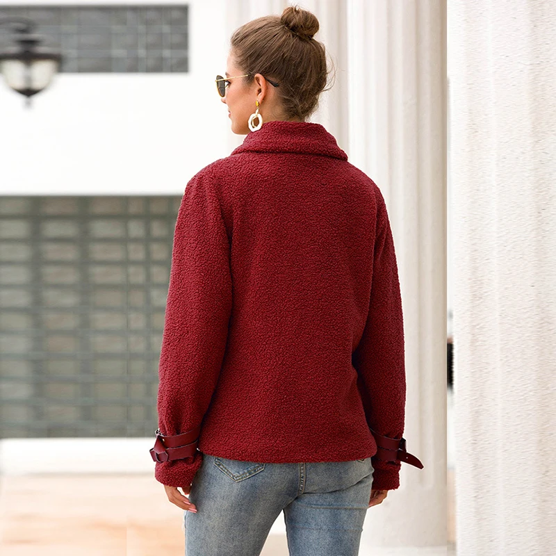 

Ly Varey Lin New Autumn Winter Women Thick Warm Faux Fur Coats Turndown Collar Zipper Loose Soft Jacket Plus Size 3xl Outerwear