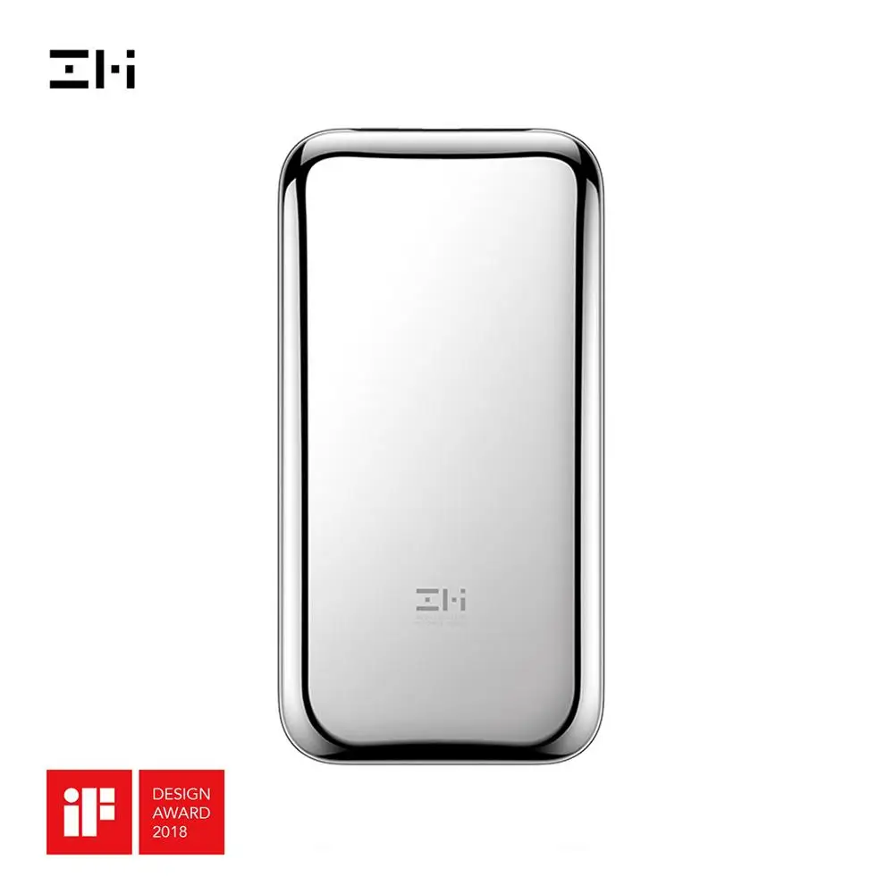 Внешний аккумулятор ZMI QPB60 ёмкость 6000мАч в комплекте полиуретановый чехол и