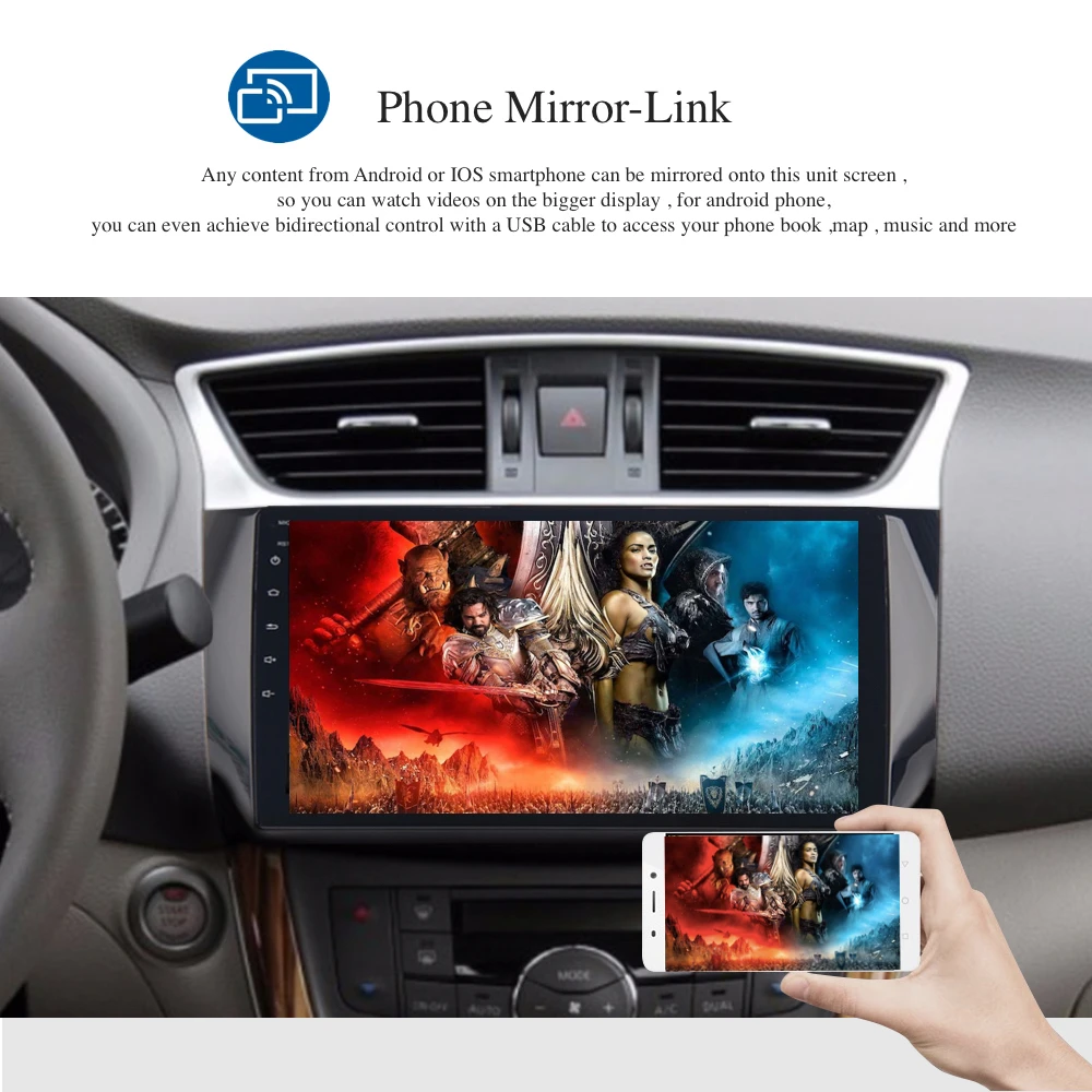 Автомагнитола 2 Din для Nissan Sylphy B17 Sentra 2012 2013 2014 2015 2016 2017 2018 Pulsar Android 9 0 Carpay с радио и Gps