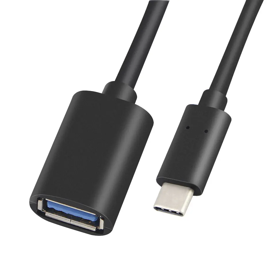 Черный кабель Type C USB 3 0 высокоскоростной Адаптер конвертера OTG Kit для зарядки