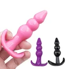 Анальная пробка, 18 + бусин, вагинальная, для стимуляции точки G, оргазма, массаж, фаллоимитатор, секс-игрушки для взрослых, эротическое изделие для мастурбации
