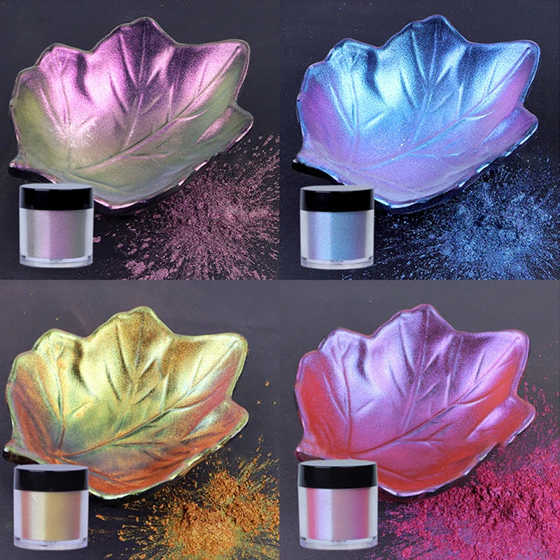 Пигмент для смолы сделай сам меняющая цвет перламутровая пудра ручной работы