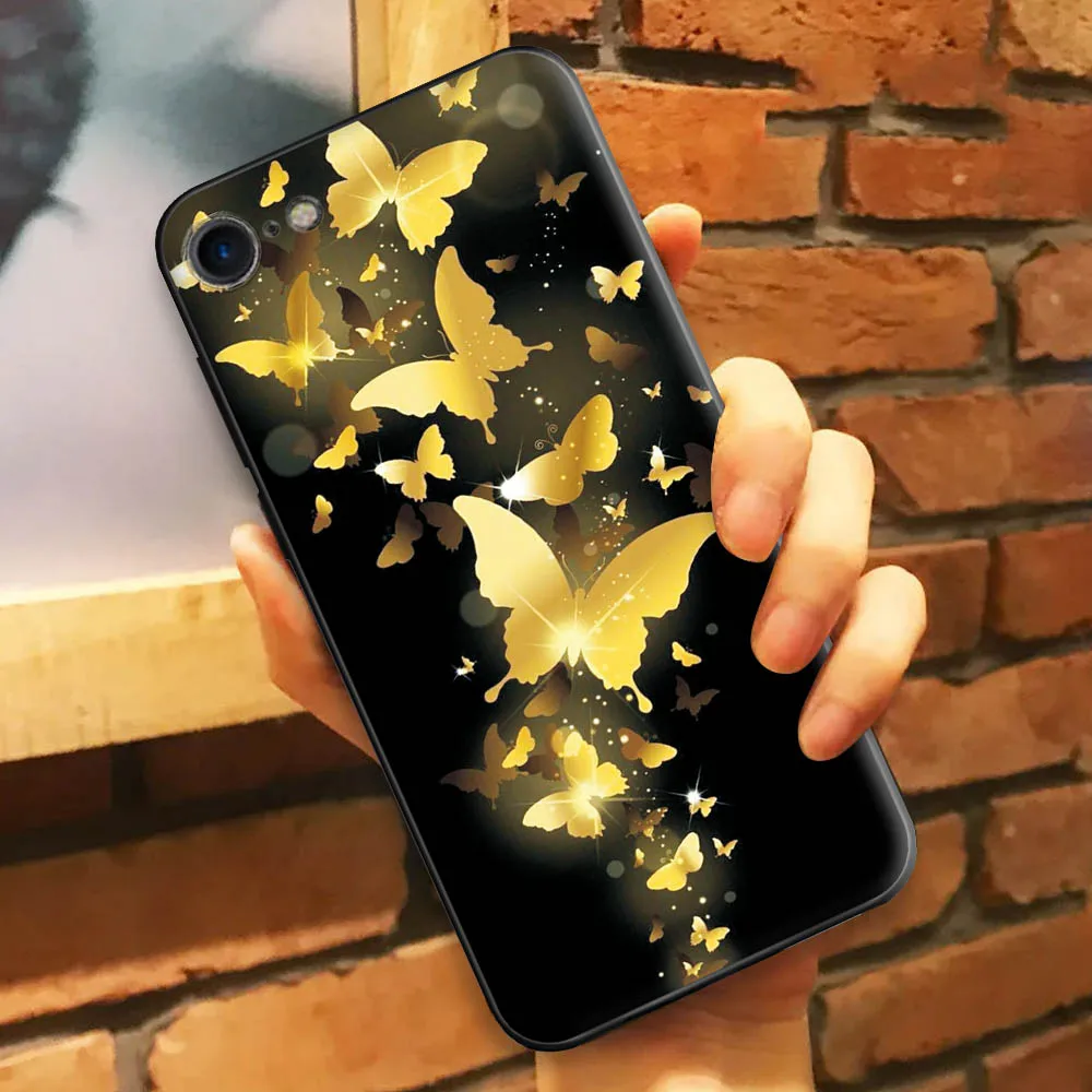 Чехол-накладка для iPhone SE 2020 5 6 5s 6s 7 8 6Plus матовый из ТПУ | Мобильные телефоны и
