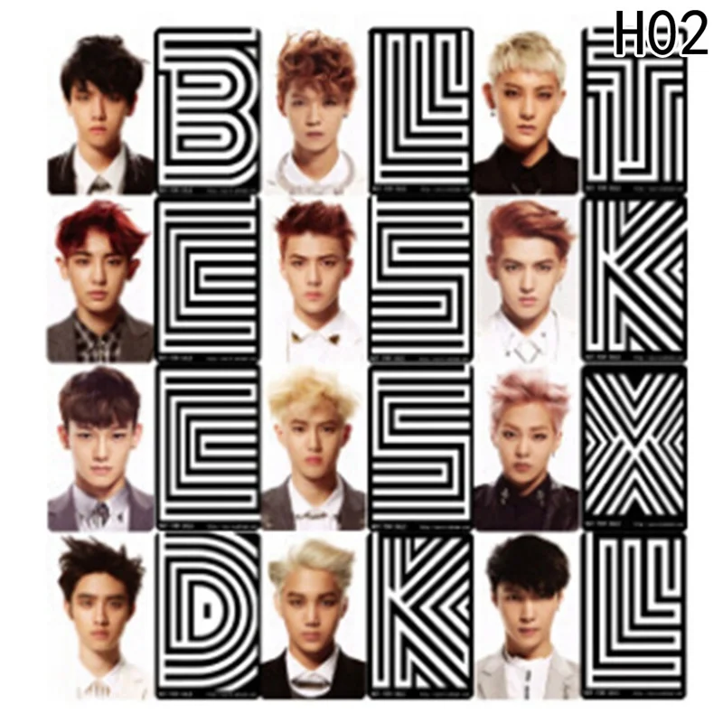 

Youpop KPOP EXO K M EXACT LOTTO Plant 3 EX'ACT Album Self Made Paper Cards K-POP Signature LOMO Photo Card Photocard