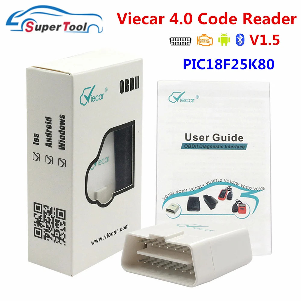 OBD2 Viecar V1.5 Bluetooth 4,0 Viecar ELM327 Bluetooth 4 Viecar автомобильный радар-детектор Viecar V1.5 ELM327 Bluetooth 4,0 сканер кода