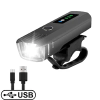 smart induction bicycle front light usb rechargeable lamp 1500mah li battery bike headlight rainproof led flashlight accessories