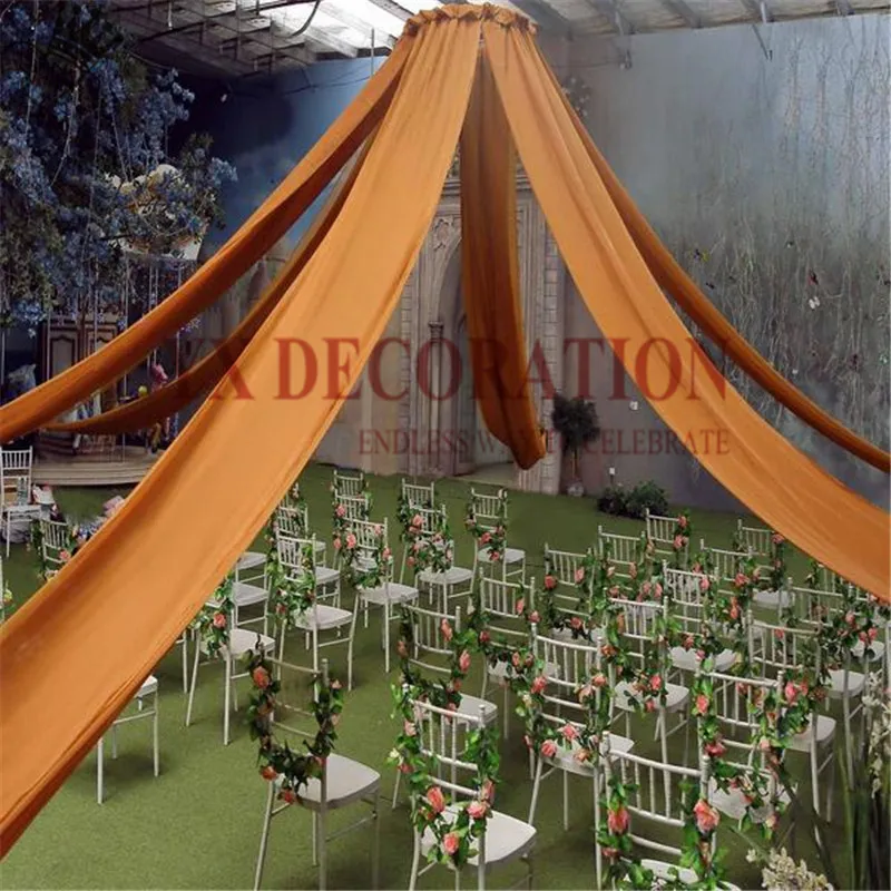 Дешевая цена 1 шт продается шифоновая драпировка для потолка крыша ткань навеса