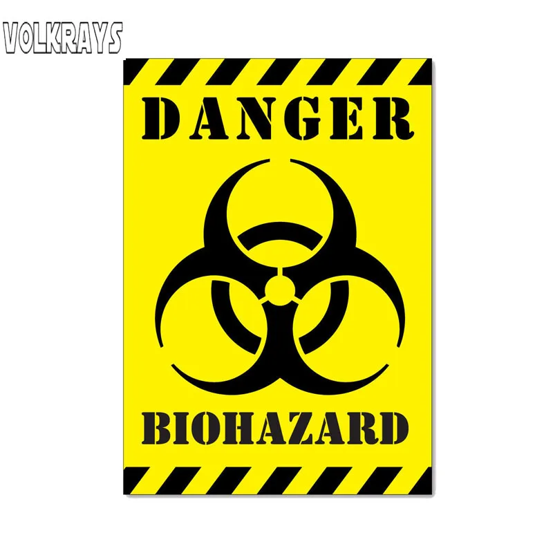 Забавная Автомобильная наклейка Volkrays опасность биоавария зомби аксессуары
