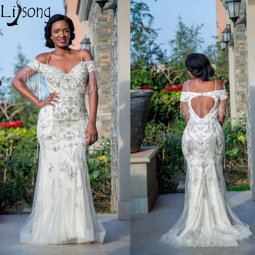 Большие размеры африканские платья для выпускного вечера с юбкой годе открытыми