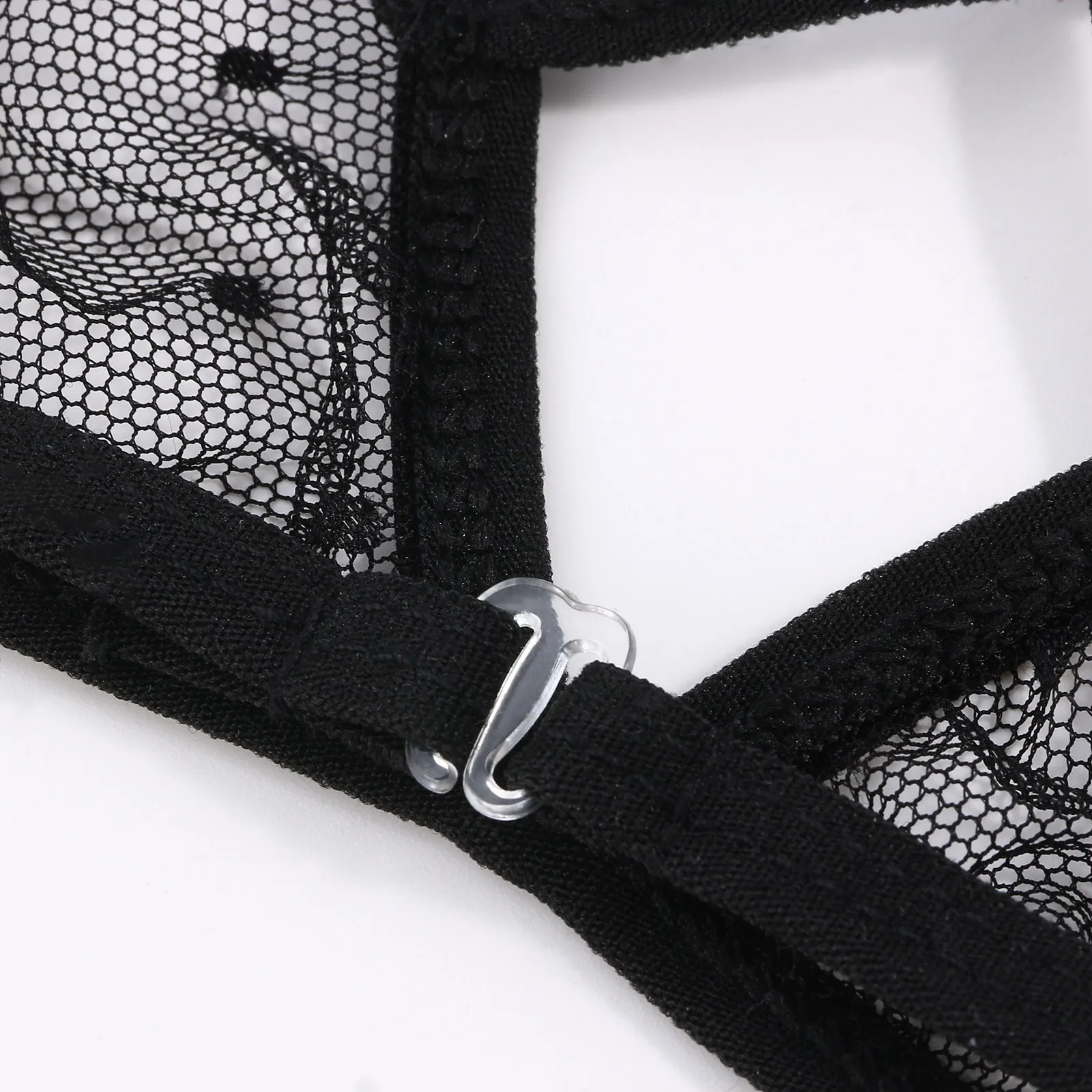 

S-4XL Lingerie Set Polka Lace Women's Underwear Porno Sexy Lingerie Transparent Erotic Underwear Plus Size Lenceria Sensua Mujer