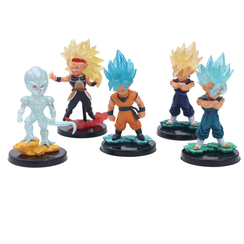 Аниме Кукла Dragon Ball Z Son Goku Frieza Gogeta Vegeta IV Супер Saiyan ПВХ Ограниченная серия QLZ игрушки