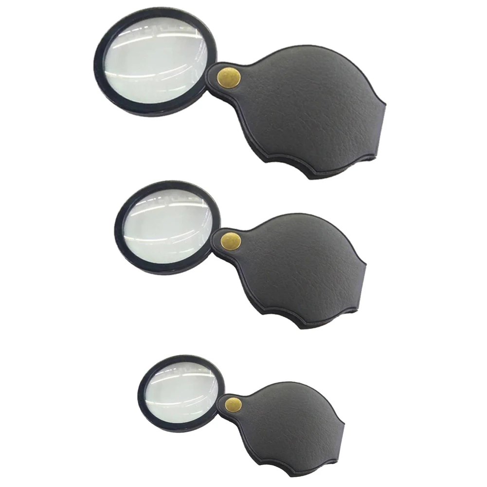 

6X/8X/10X Mini Pocket Folding Magnifier Jewelry Magnifying Glass HD Eye Glass Loupe Glass Lens Portable Magnifier