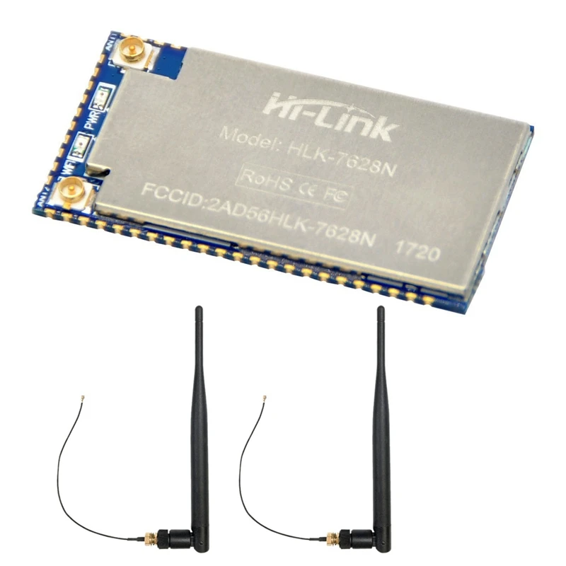 

HI-LINK 300Mbps Iot Routing Module 2.4Ghz Wifi Smart Gateway With Antenna For PENWRT Secondary Development